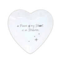 In Heaven - 4.5" Heart Keepsake Dish, BagMYGift