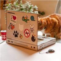 Cat Laptop Scratch Pad, BagMYGift