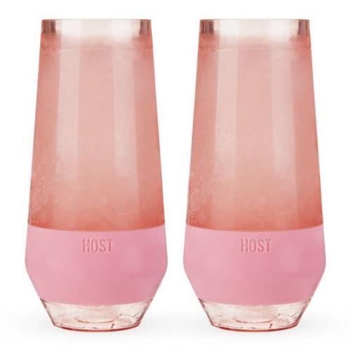 Champagne Freeze™ Cooling Cups - Blush Tint - Set of 2