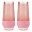Champagne Freeze™ Cooling Cups - Blush Tint - Set of 2