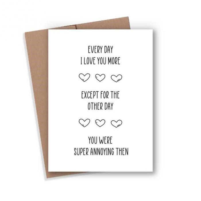I Love You More Card, BagMYGift