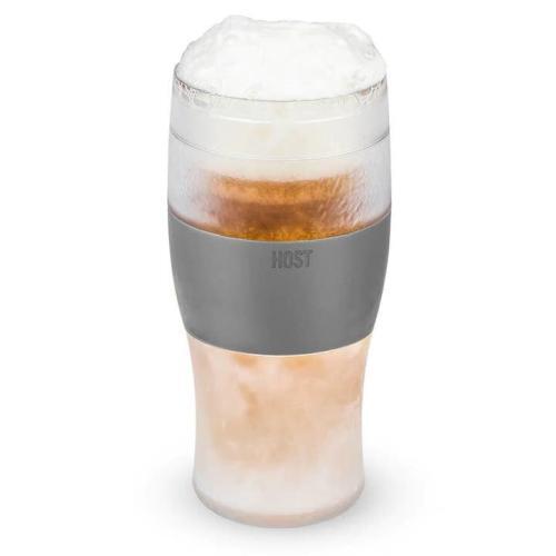 Beer Freeze™ Cooling Cup Insulated w/ Cooling Gel - Gray