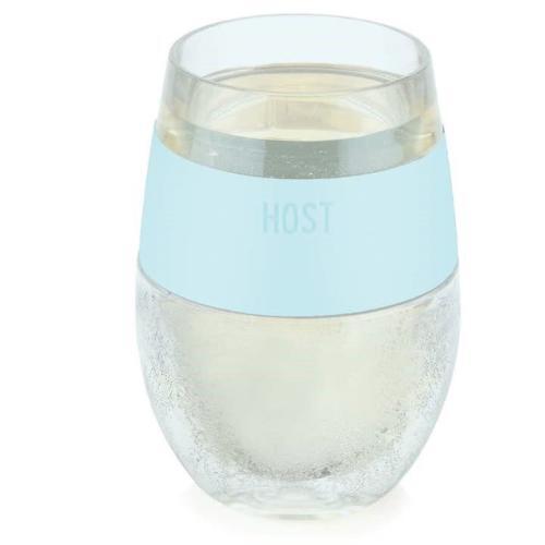 Wine Freeze™ Cooling Cups - Translucent Ice Blue, BagMYGift