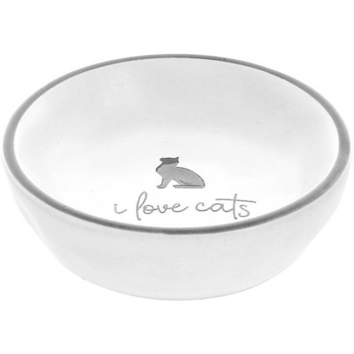 I Love Cats 2.5” Trinket Dish, BagMYGift