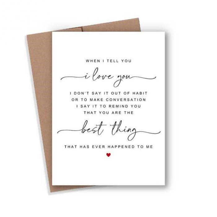 I Love you card, BagMYGift