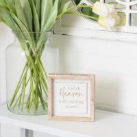 7 x 7 Sign Heaven Sympathy Bereavement Gift - Image 4