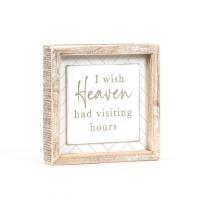 7 x 7 Sign Heaven Sympathy Bereavement Gift - Image 3