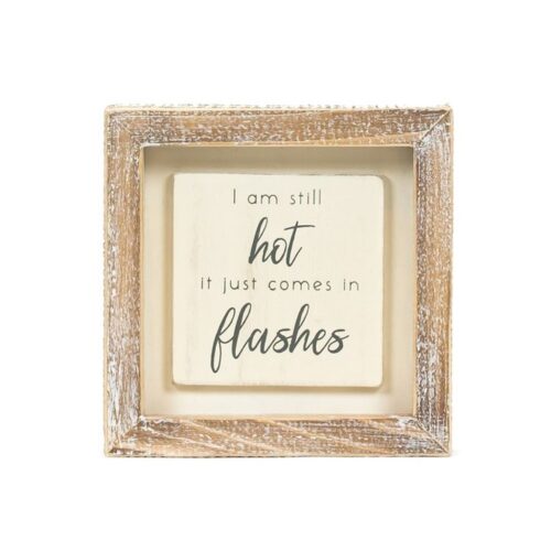 5x5 Wood Frame Sign (Hot), BagMYGift