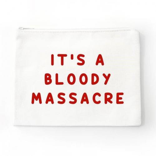 Period It's A Bloody Massacre Pouch Bag, BagMYGift