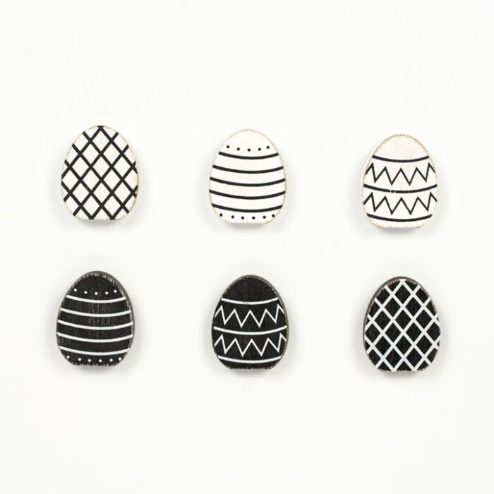 2x2 Wood Shape Eggs, BagMYGift