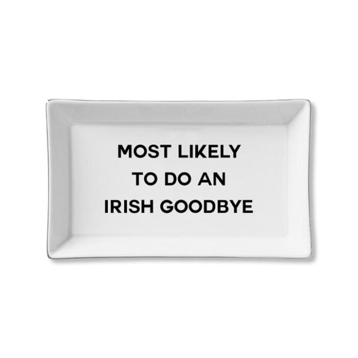 Irish Goodbye Ceramic Tray, BagMYGift