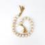 24" Wood Bead Garland W/Tassels Natural, BagMyGift