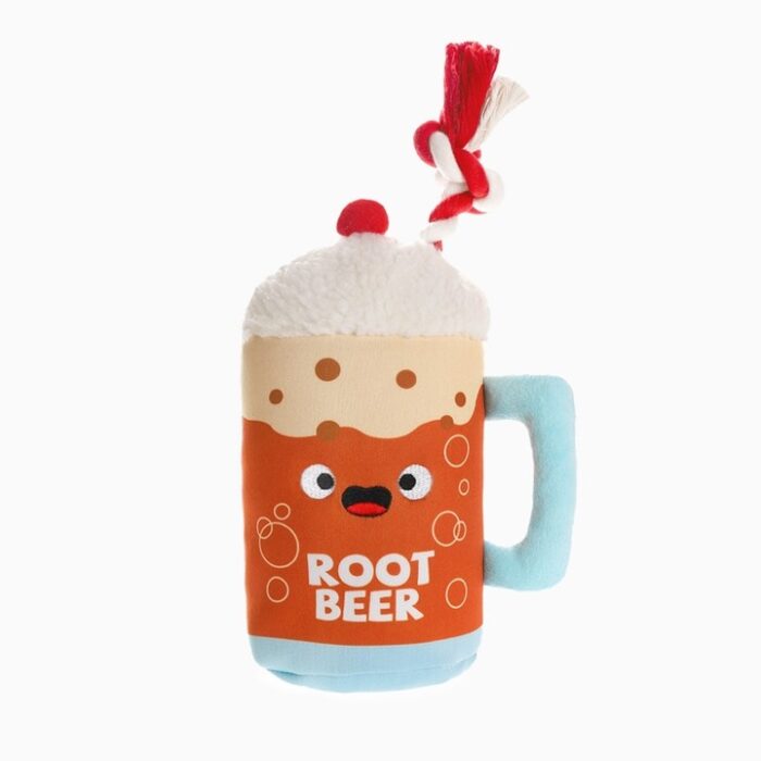 Summer Floatie Root Beer Dog Plush Toy, BagMYGift