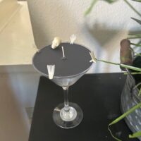Skeleton Martini Candle, BagMYGift