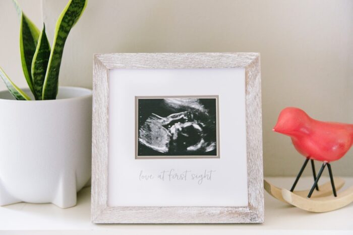 Rustic Sonogram Photo Frame, BagMYGift