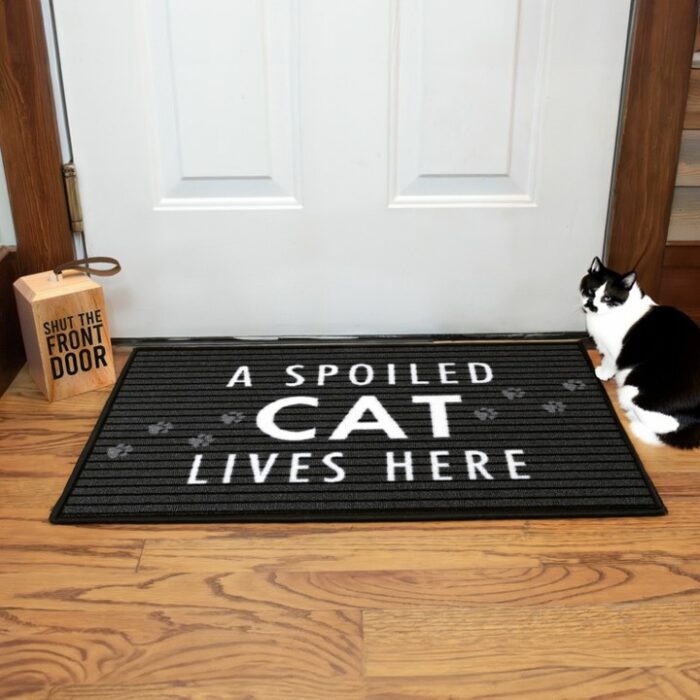 Spoiled Cat - 27.5" X 17.75" Floor Mat - Image 3