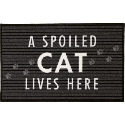 Spoiled Cat - 27.5" X 17.75" Floor Mat, BagMYGift