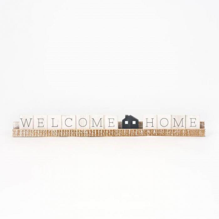 20x2x1 Wood Ledgie Kit Welcome Home, BagMYGift