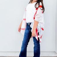 Baseball Game Day Kimono Cardigan Sports Shawl Cover Up