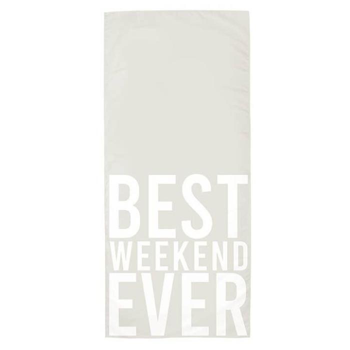 Quick Dry Oversized Beach Towel - Best Weekend Ever