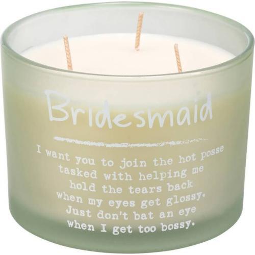 Bridesmaid Poetry Candle, BagMYGift