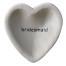 Grey Paulownia Heart Trinket Tray - Bridesmaid, BagMYGift
