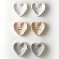 Grey Paulownia Heart Trinket Tray - Bridesmaid, BagMYGift