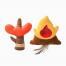 Camping Claws Campfire Sausage - Cat Toy, BagMYGift