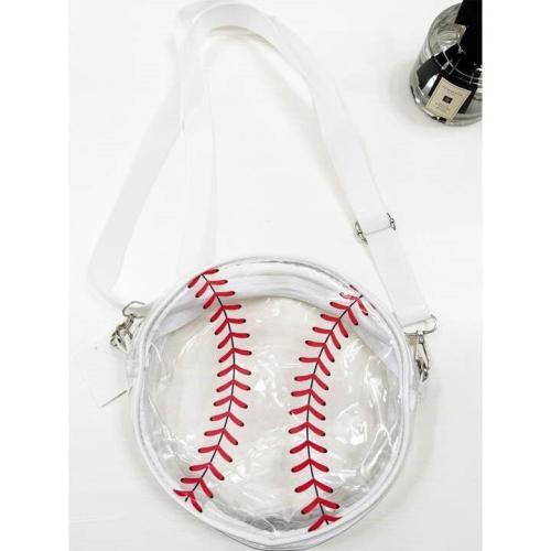 Stadium Approved Clear Baseball Crossbody Bag, BagMYGift