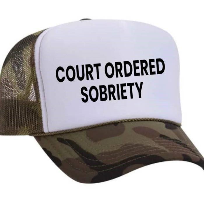 Court Ordered Sobriety Trucker Hat, BagMYGift