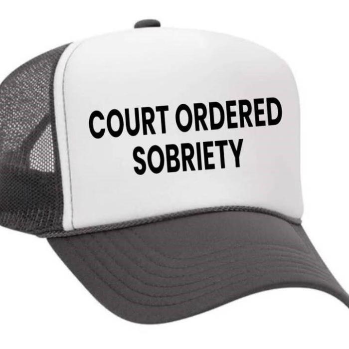 Court Ordered Sobriety Trucker Hat, BagMYGift