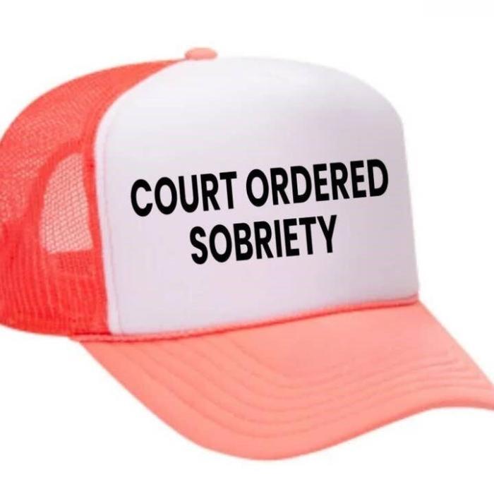 Court Ordered Sobriety Trucker Hat, BagMYGift