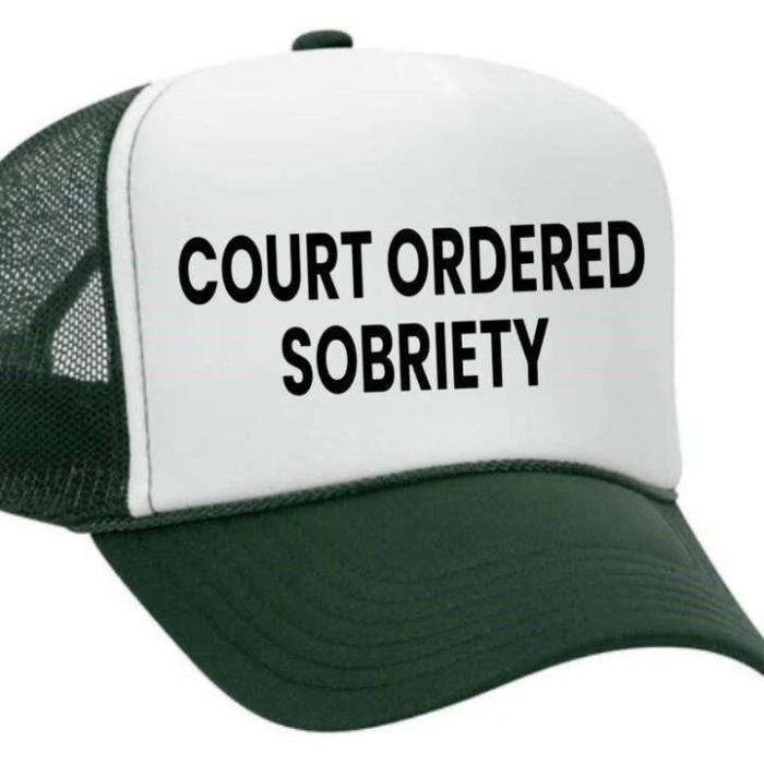 Court Ordered Sobriety Trucker Hat, BagMYGift