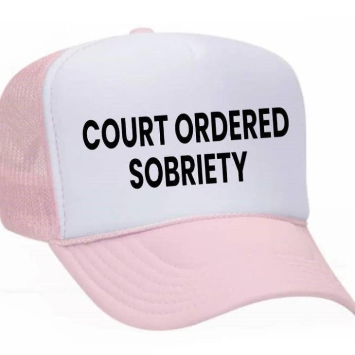Court Ordered Sobriety Trucker Hat, BagMYGift