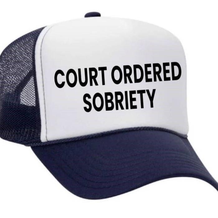 Court Ordered Sobriety Trucker Hat, BagMYGift