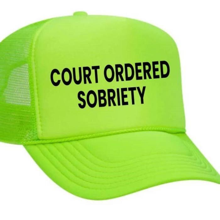 Court Ordered Sobriety Trucker Hat, BagMYGift