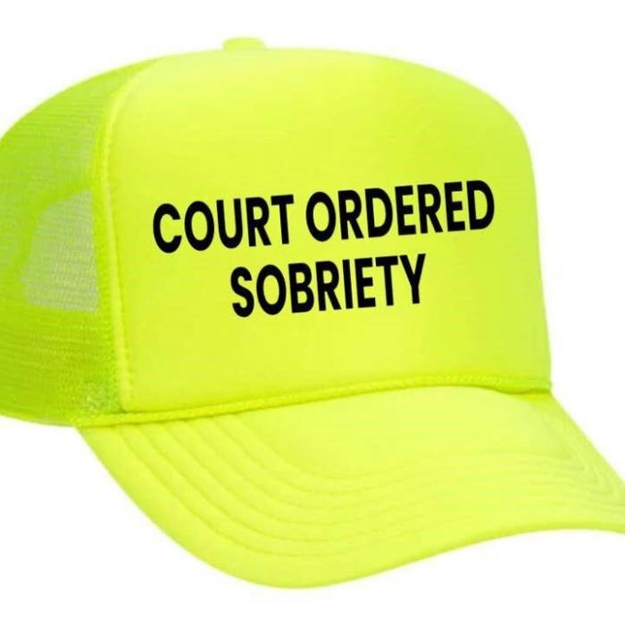 Court Ordered Sobriety Trucker Hat, BagMYGift