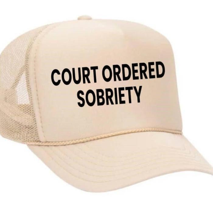 Court Ordered Sobriety Trucker Hat, BagMYGift