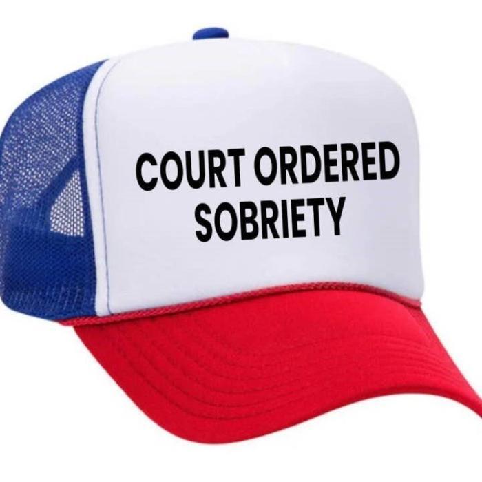 Court Ordered Sobriety Trucker Hat, BagMYGift