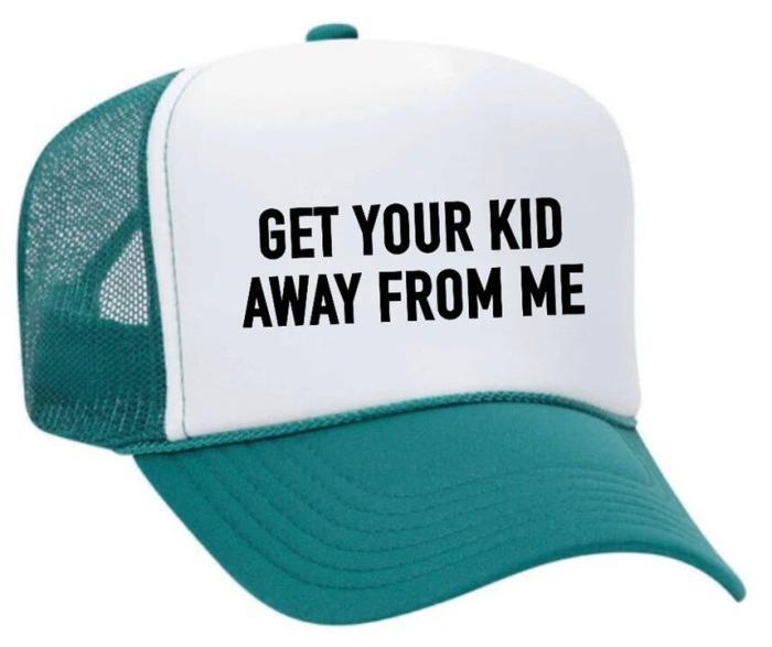 Get Your Kid Away from Me Trucker Hat, BagMYGift