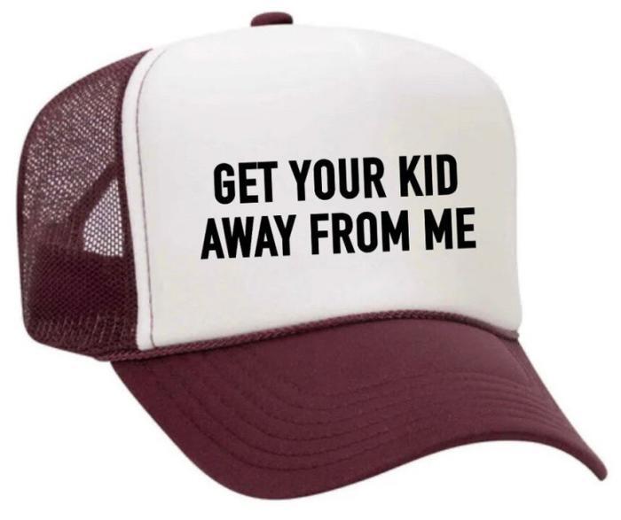Get Your Kid Away from Me Trucker Hat, BagMYGift