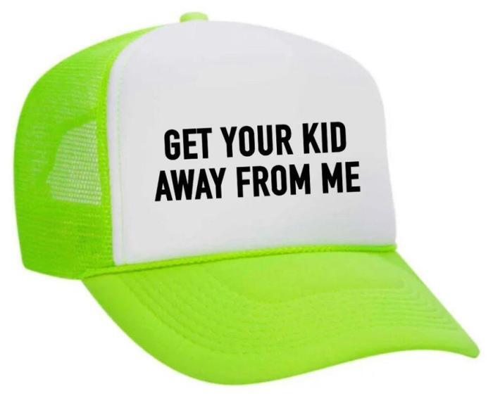 Get Your Kid Away from Me Trucker Hat, BagMYGift