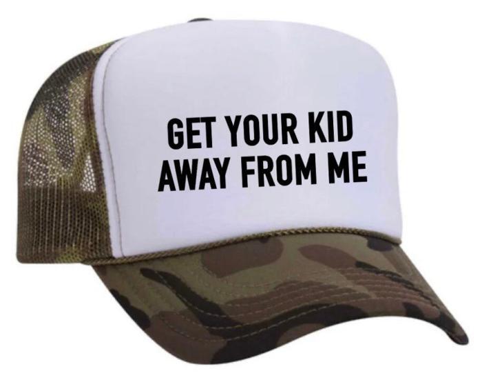 Get Your Kid Away from Me Trucker Hat, BagMYGift