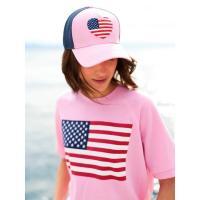 Heart Flag Trucker Hat, BagMYGift