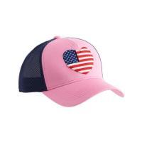 Heart Flag Trucker Hat, BagMYGift