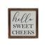 Please Seat Yourself 6 x 6 Wood Sign, BagMYGift