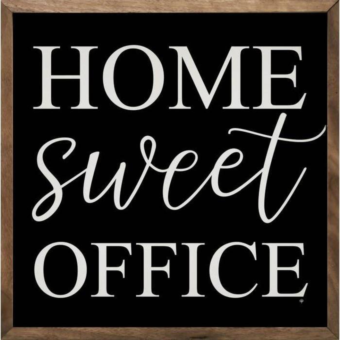 Home Sweet Office Black, BagMYGift