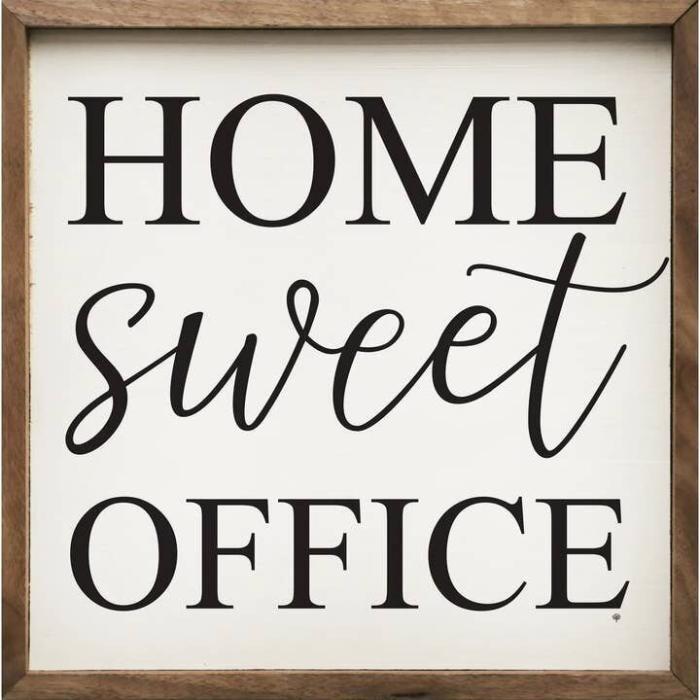 Home Sweet Office White, BagMYGift