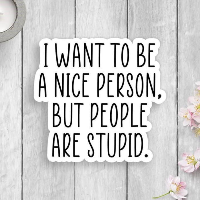 People Vinyl Sticker, BagMYGift