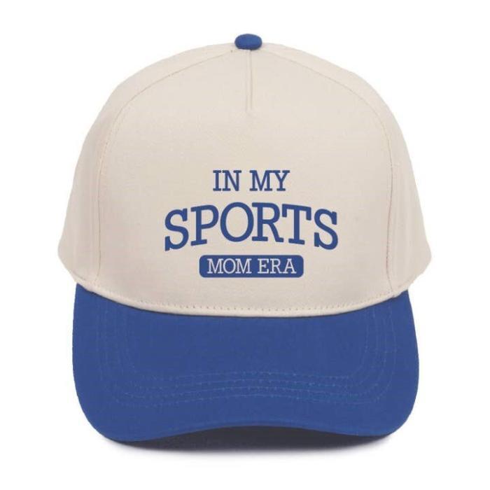In My Sports Mom Era Embroidery Baseball Cap, BagMYGift